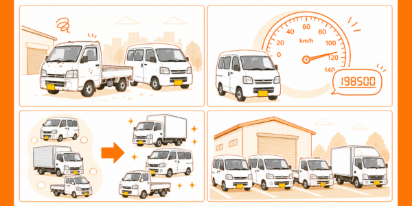 年式が古い車両や走行距離が多い商用車も買取相談できる案内画像